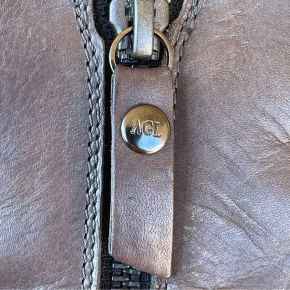 AGL Ella Block Heel Bootie Pewter gray 38.5/8.5 - Picture 8 of 12